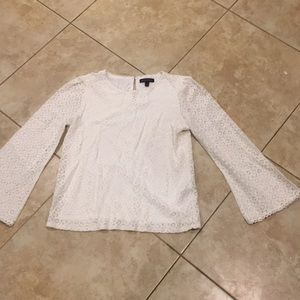 White lace blouse